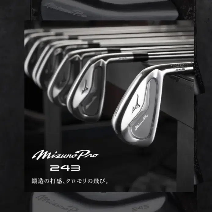 2024년형 MIZUNO PRO 미즈노 프로 243 남성 스틸 7아이언