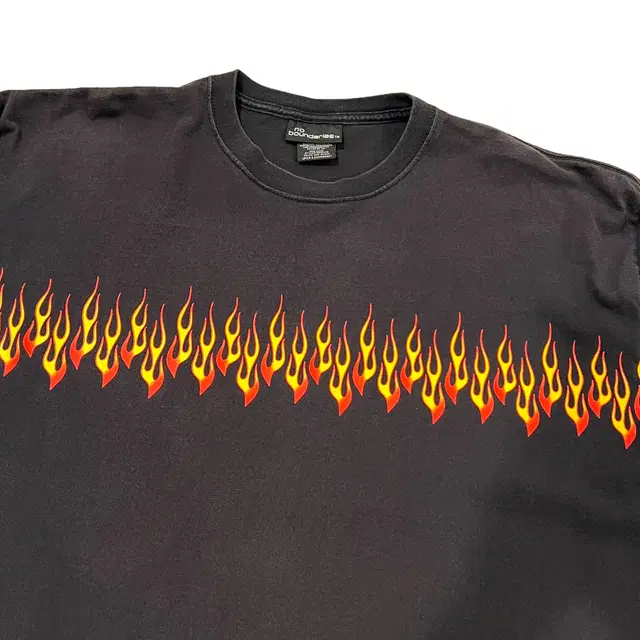 No Boundaries Flames Fire T-Shirt