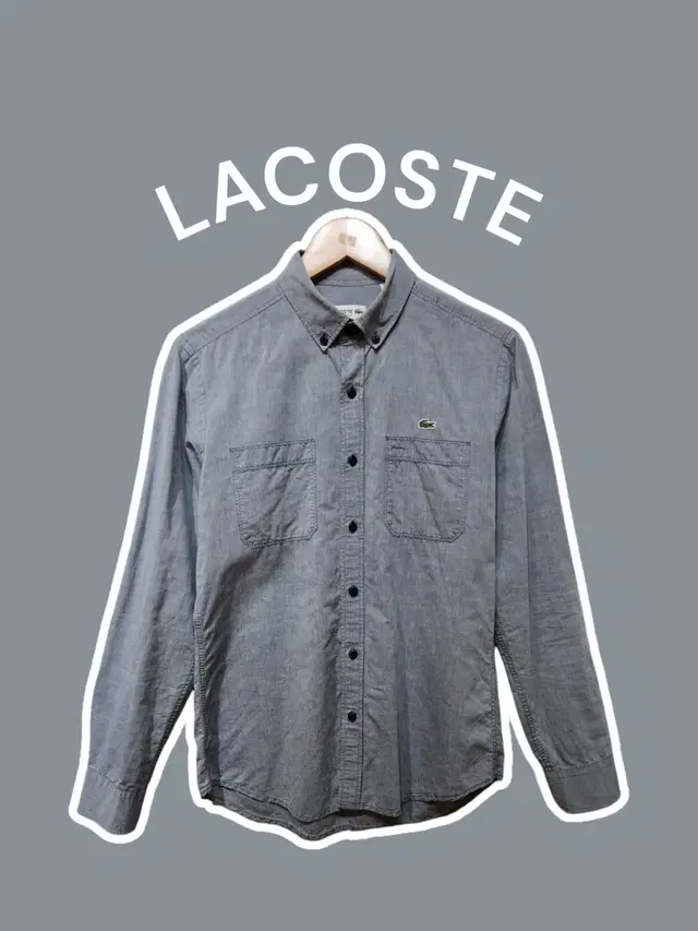 [95] LACOSTE 라코스테 슬림핏 투포켓 린넨셔츠