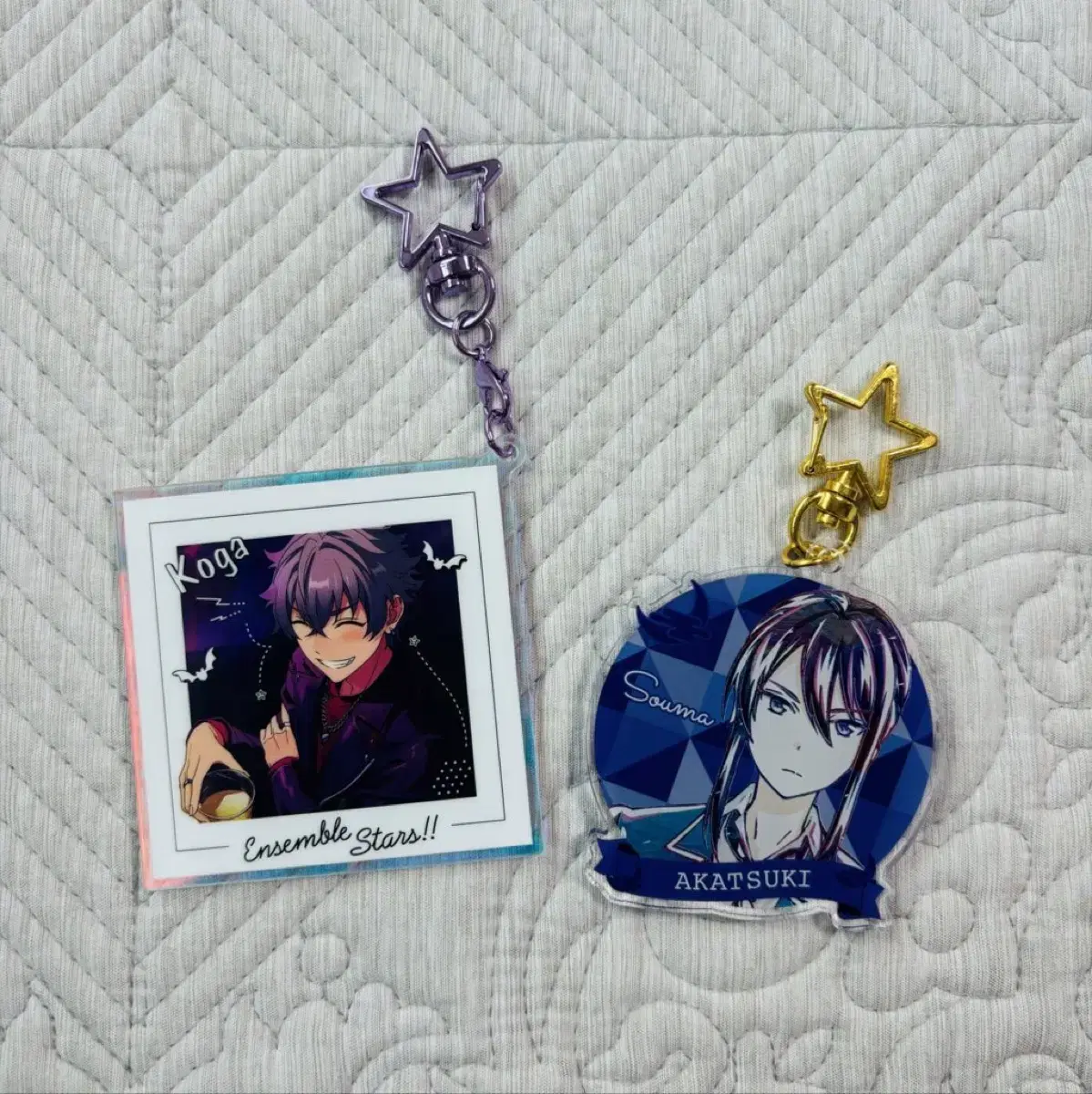 Angsta Star Keychain Koga / Trading Aniart acrylic Keychain Soma