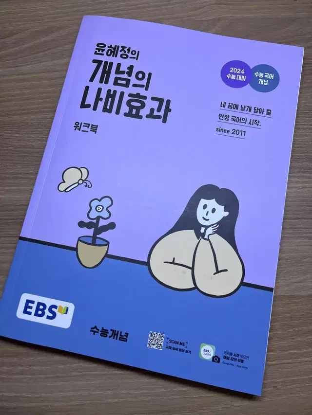 2024 수능 대비 윤혜정의 개념의 나비효과 EBS 교재 판매