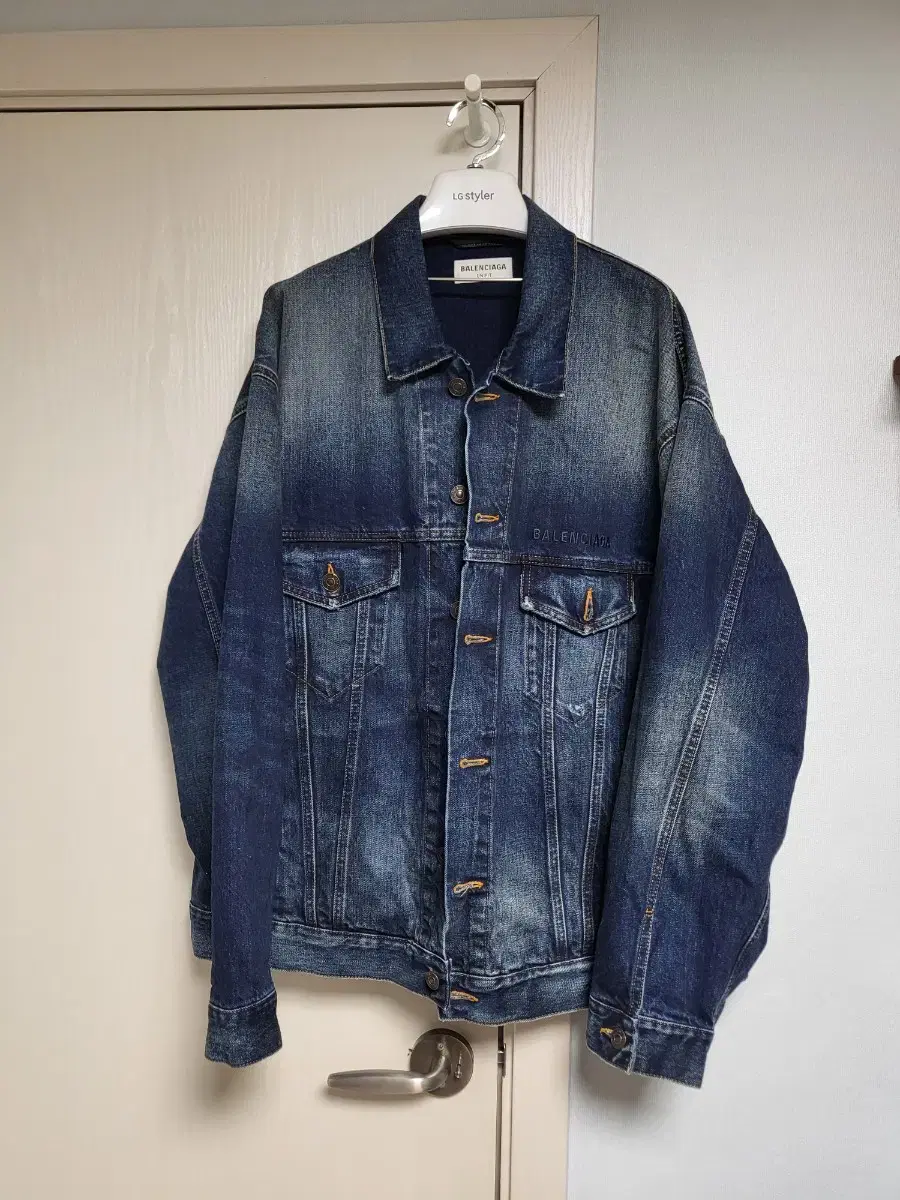 Department store version of Balenciaga jean jacket XS 105-110