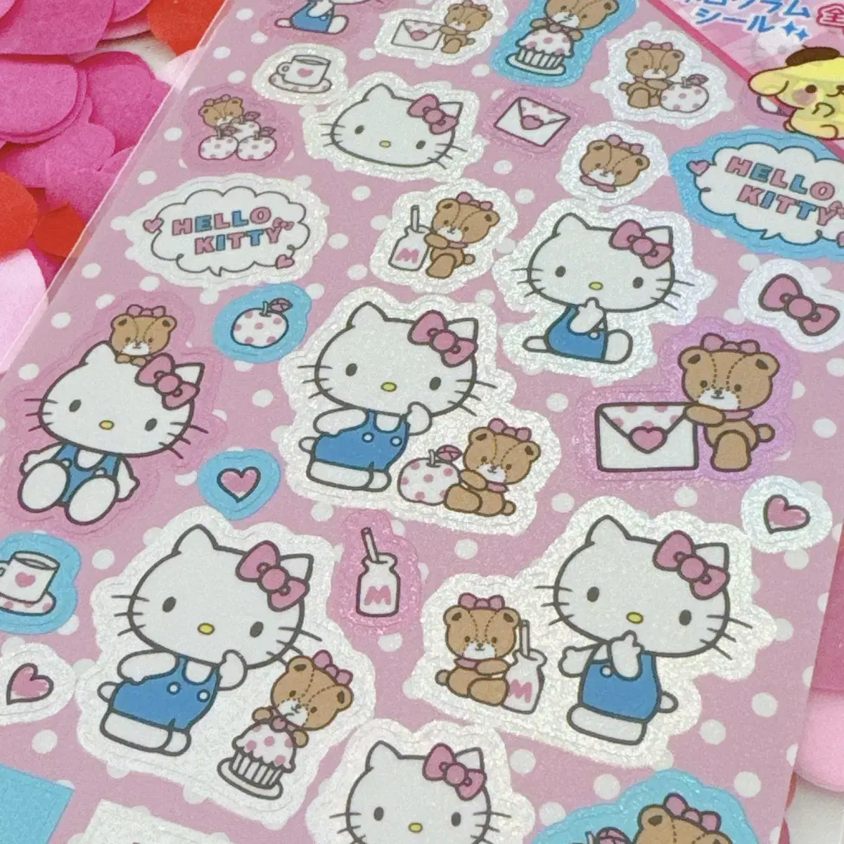 (Until 7/31)Kitty Glitter Seal Stickers