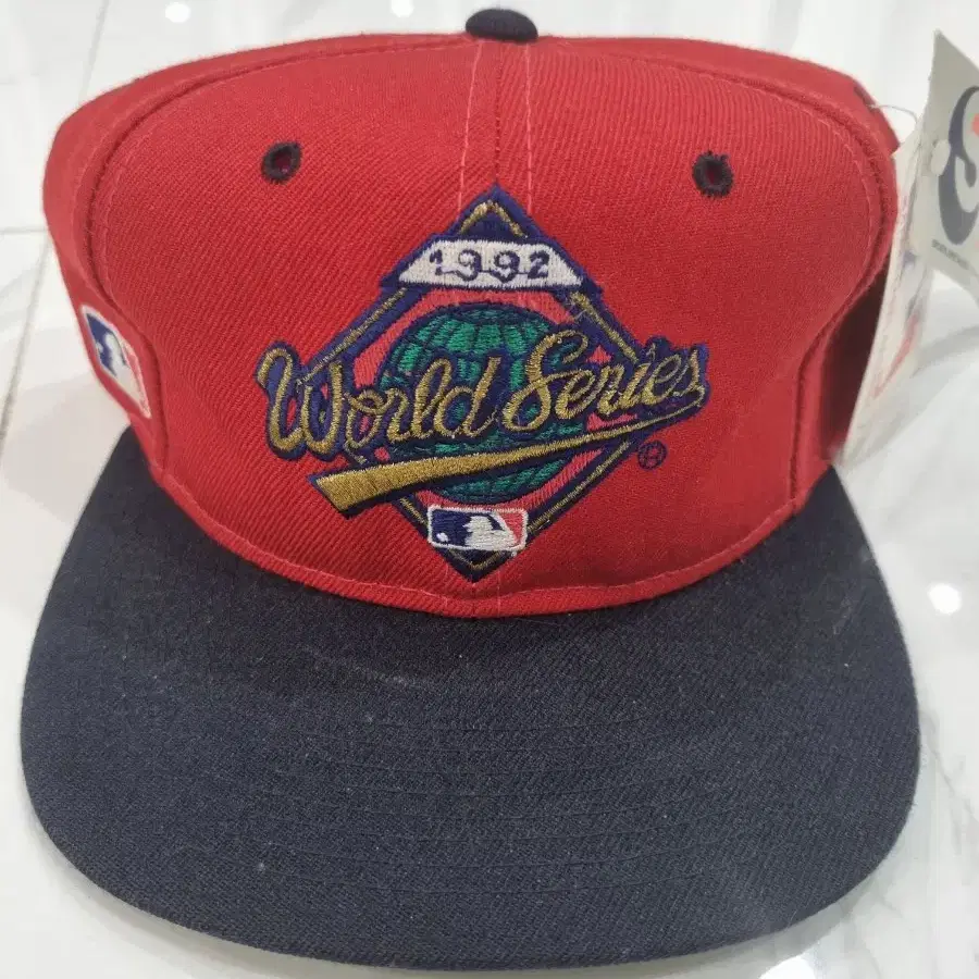 1992 MLB 월드시리즈 올드스쿨 스냅백 샘플(영안모자)