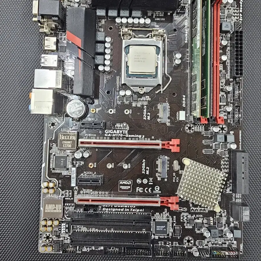 i3 6100+GIGABYTE GA-H170 Gaming3  메인보드