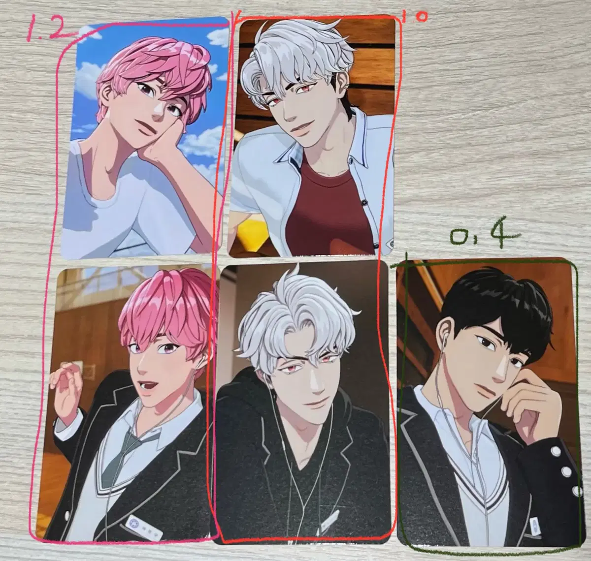 plave seasons greetings photocard/rollpaper transfer