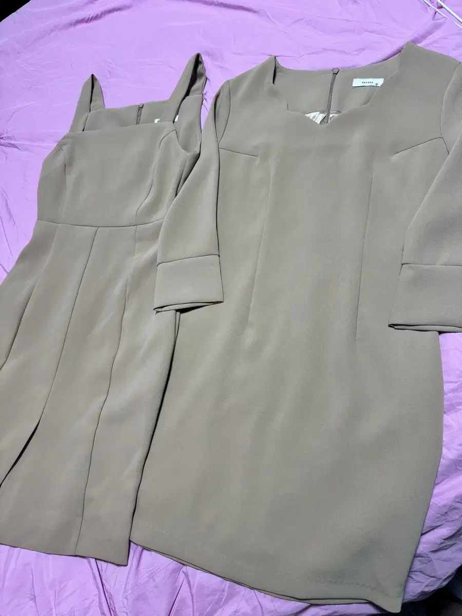 Beige ONEPIECE 1+1 new item S size free shipping