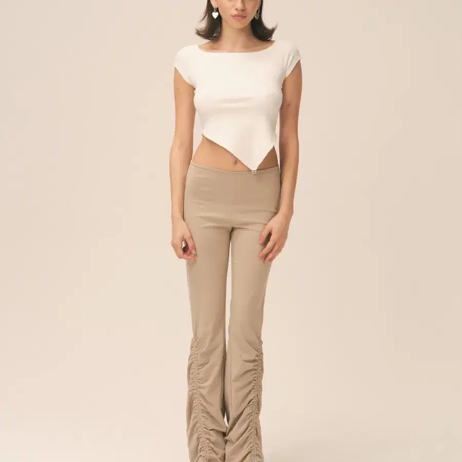 Glowny TAMPA SHIRRING PANTS (sand)