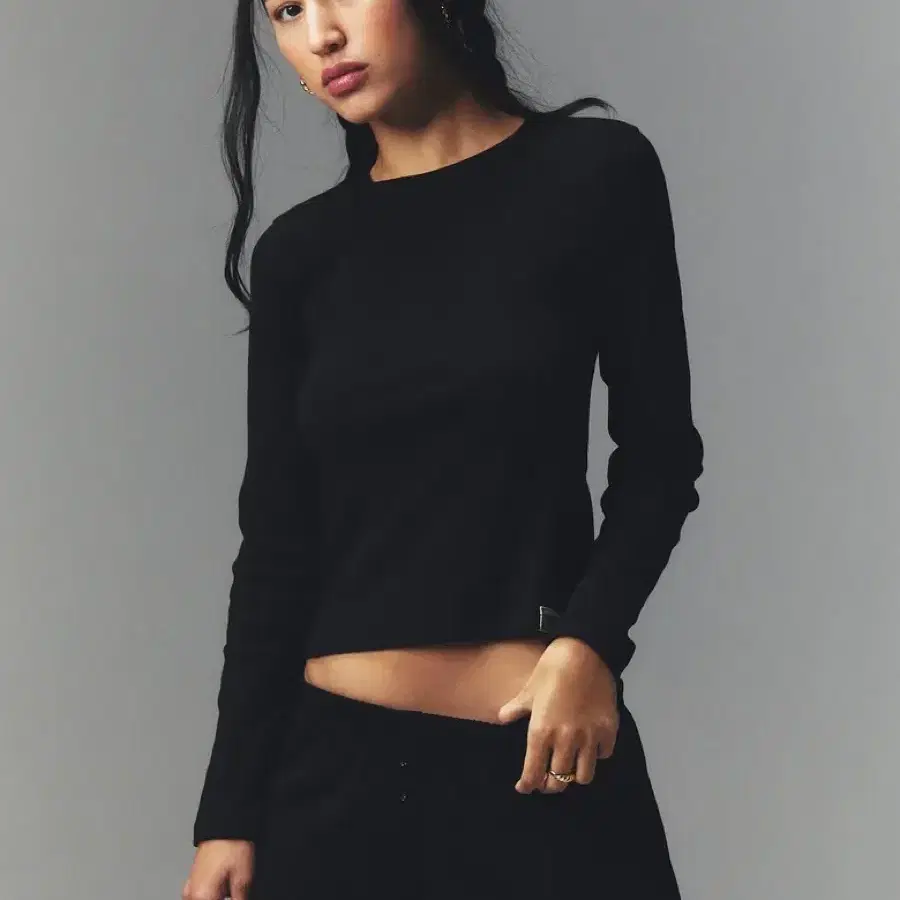 Glowny G CLASSIC LONG SLEEVE - BLACK