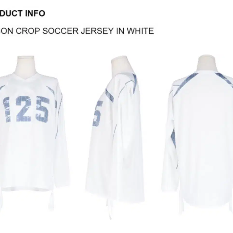 (택0 새상품) 일리오 RIBBON CROP SOCCER JERSEY