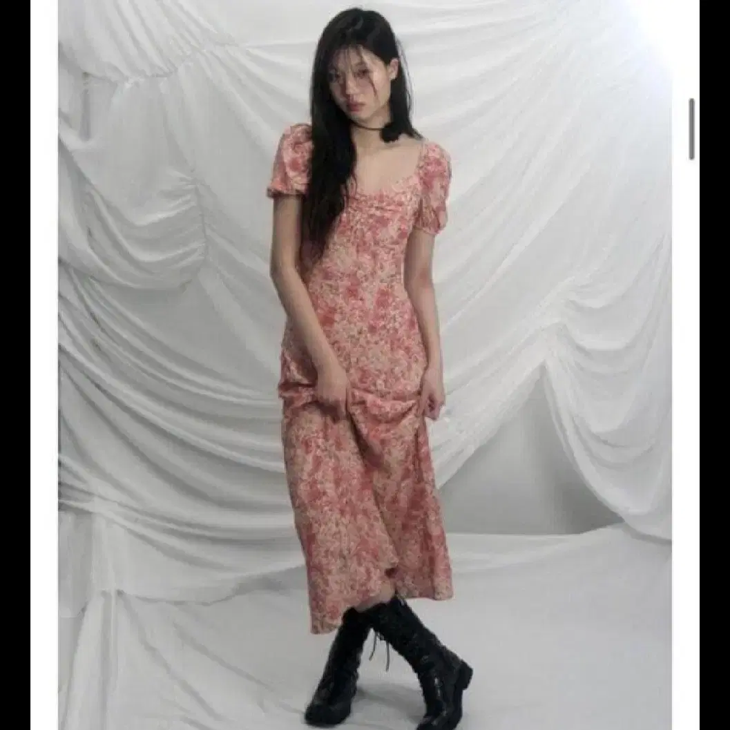 루루서울 Margaret Puff Long Dress