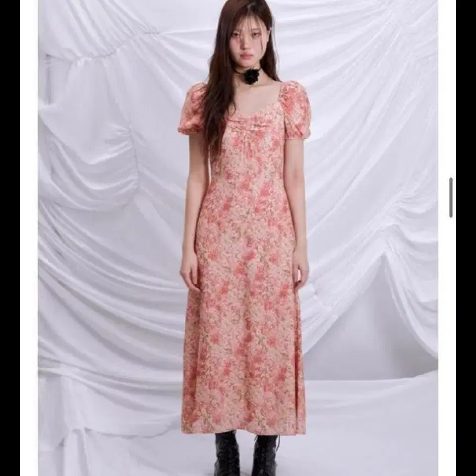 루루서울 Margaret Puff Long Dress