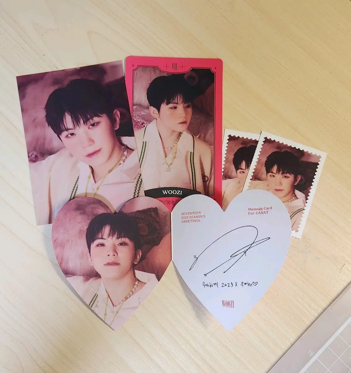 Seventeen woozi 2023 SeasonGreening Components in Bulk