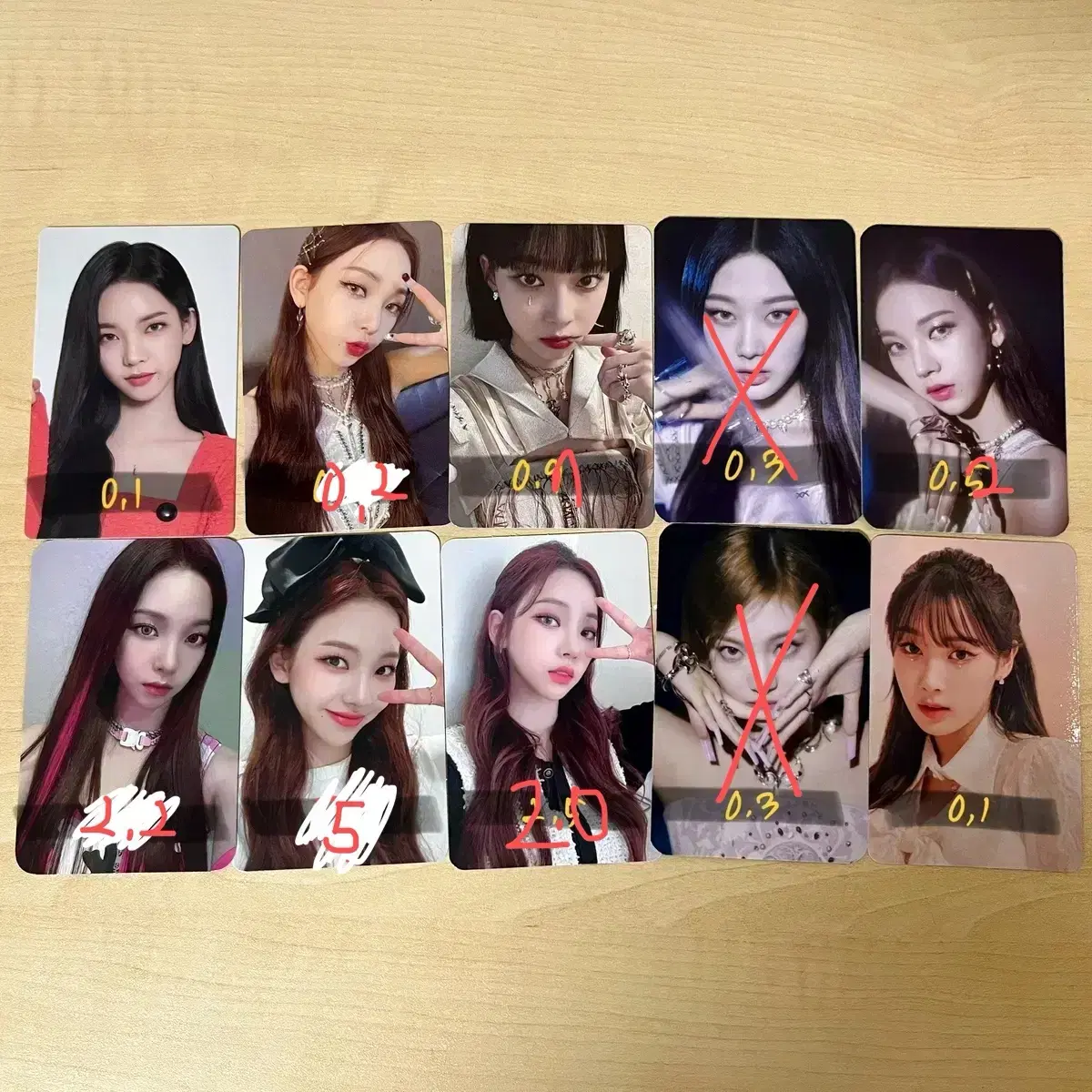 Source) aespa Photocard photocard wts Savage Ribbonina unreleased photocard TearsWinter Karina