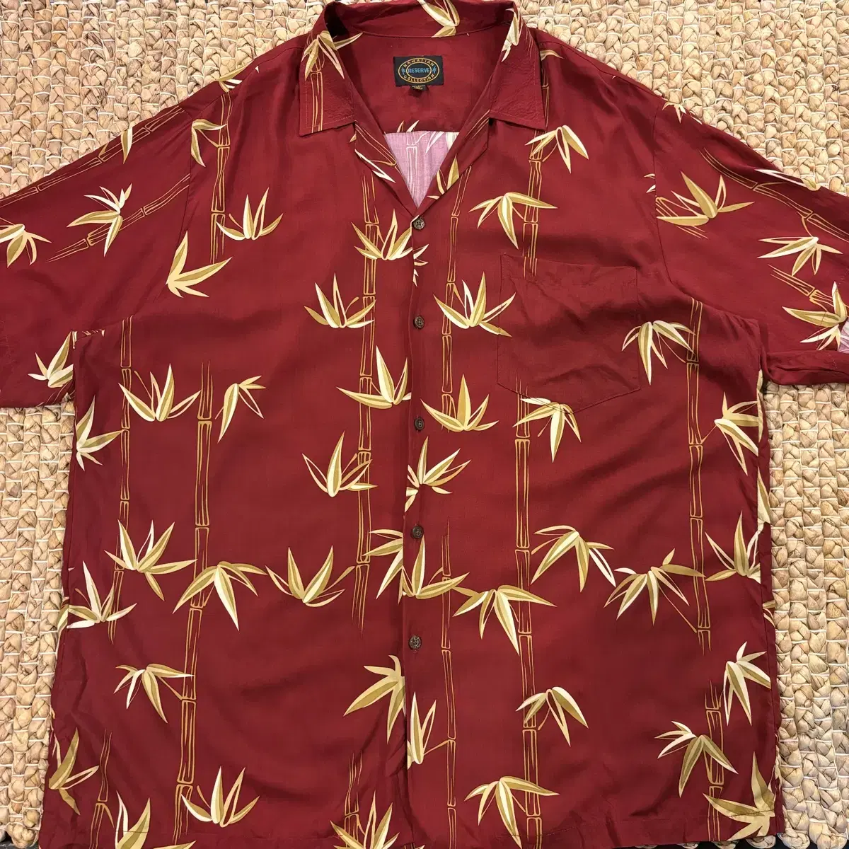 Vintage Rayon Open Kara Aloha Shirt (H3979)