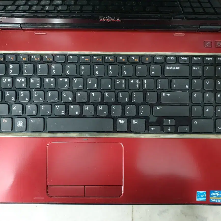 부품용 DELL N5110 노트북 안켜짐 충전기램하드 없음