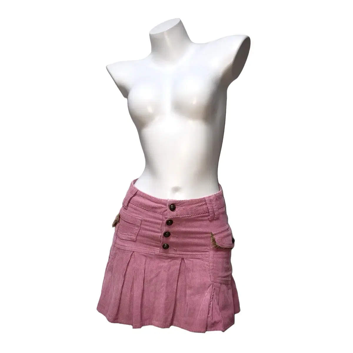 Vintage y2k pink cargo skirt