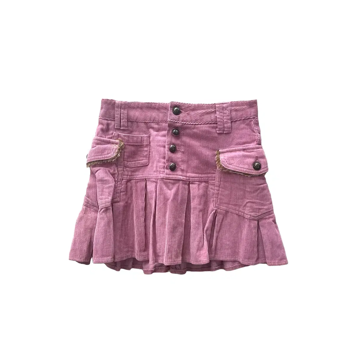 Vintage y2k pink cargo skirt