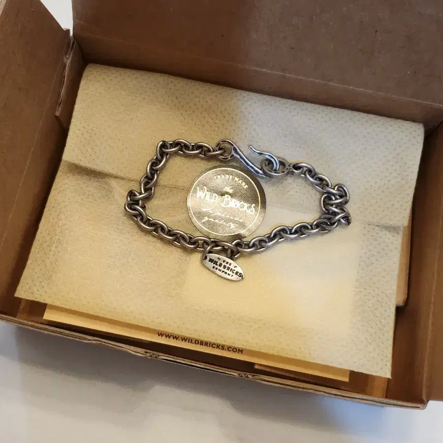 와일드브릭스 팔찌 TH LINK CHAIN BRACELET(silver)