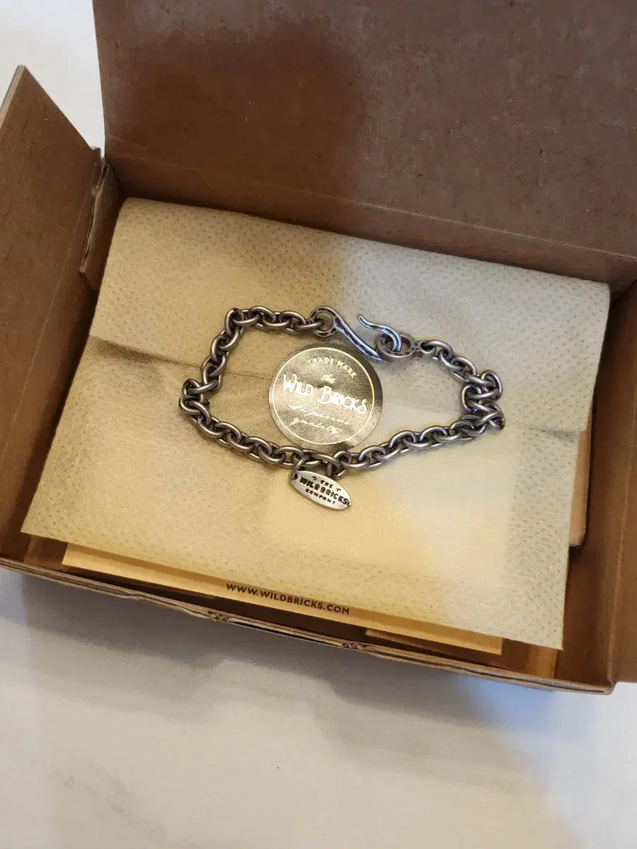 와일드브릭스 팔찌 TH LINK CHAIN BRACELET(silver)