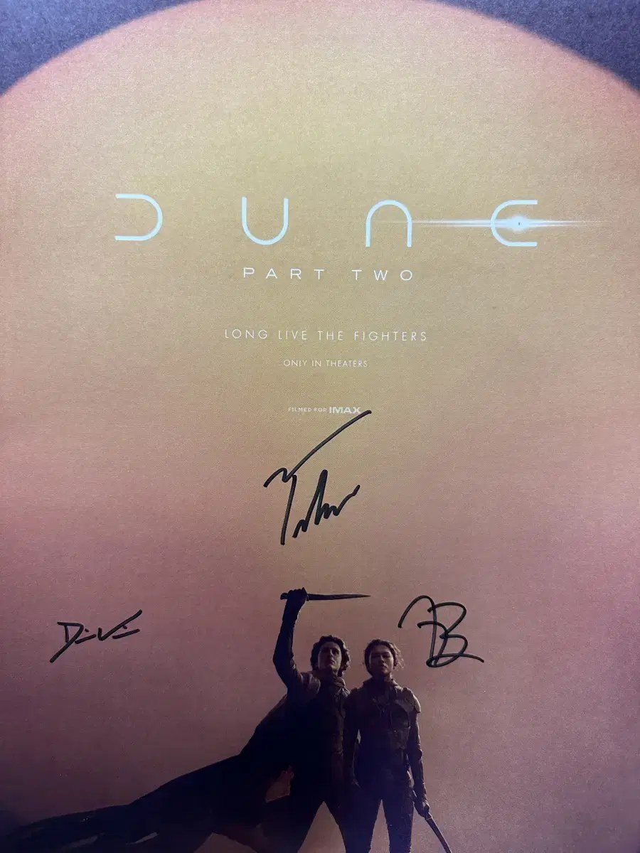 (Today Only) Dune2 Signed Poster