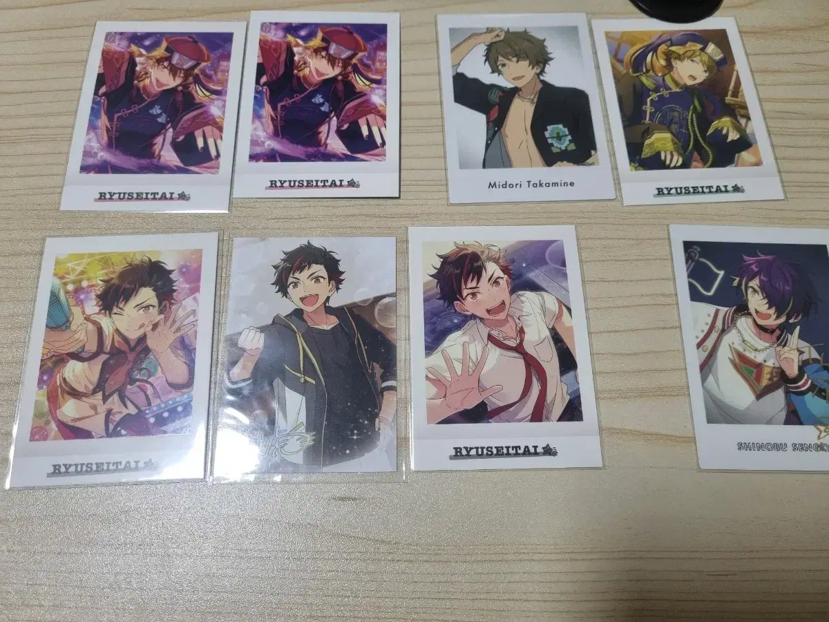 We sell goods of Meteorite Pasha. Chiaki Midori Tetora Shinobu Kanata