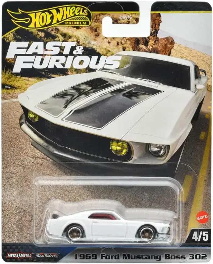 1:64 Hot Wheels Premium Ford Mustang Boss 302