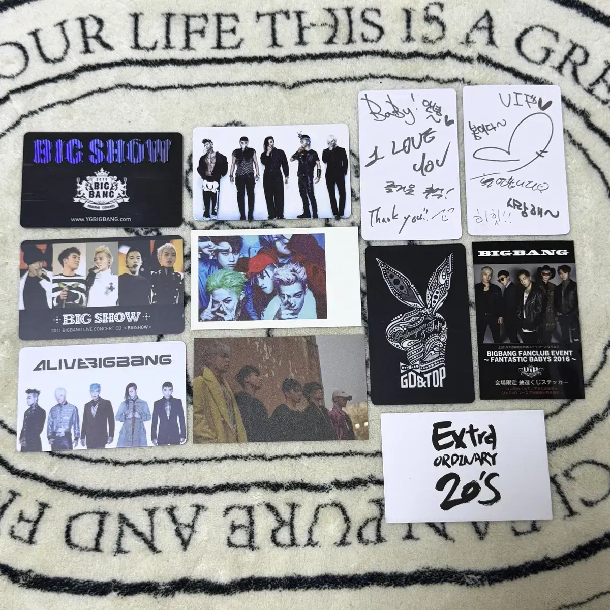 Big Bang Organization photocard made alive photo kard family card