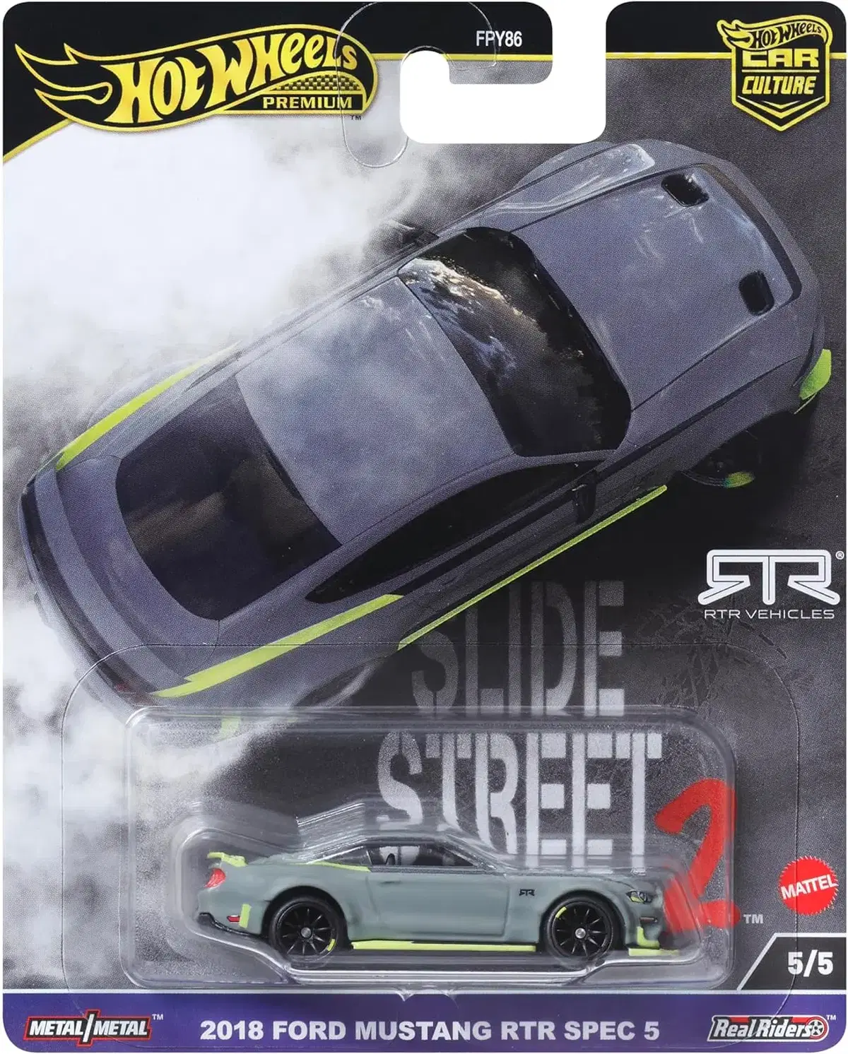 1:64 Hot Wheels Premium Ford Mustang RTR Spec5