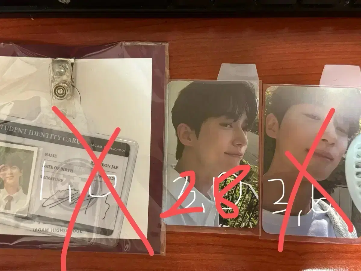 Sunjae Upgotter Ryu Sunjae Byun Wooseok Student ID photocard WTS