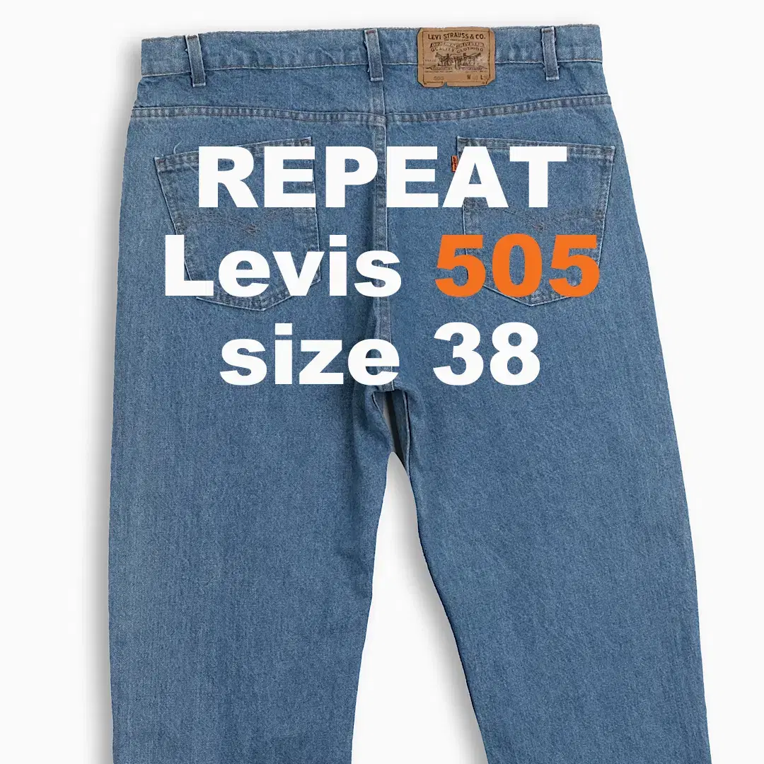 Levi's 505 Orangetab 80s USA 38 size OR5054027