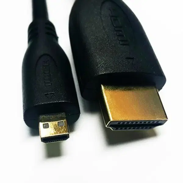 DVD/DVI 마이크로HDMI 2.0 to HDMI 변환 케이블 2m