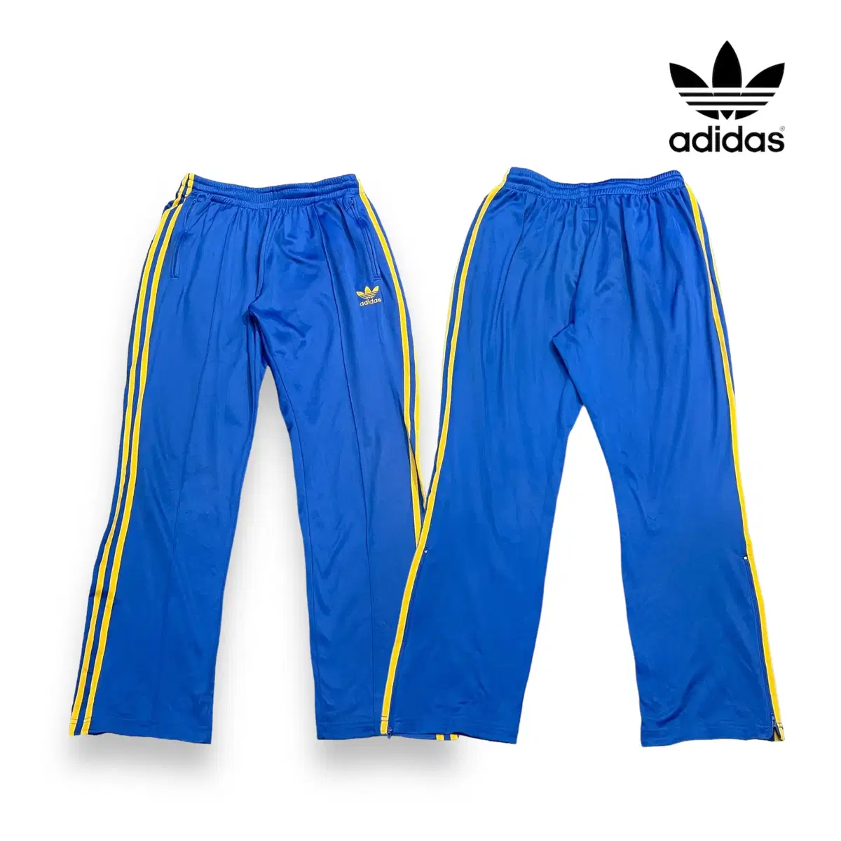 Adidas Blue Yellow Superstar Track Pants