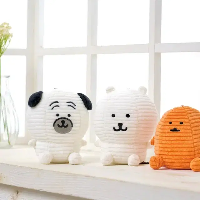 [새상품] 일본 나가노마켓 농담곰 고로케 마스코트 키링