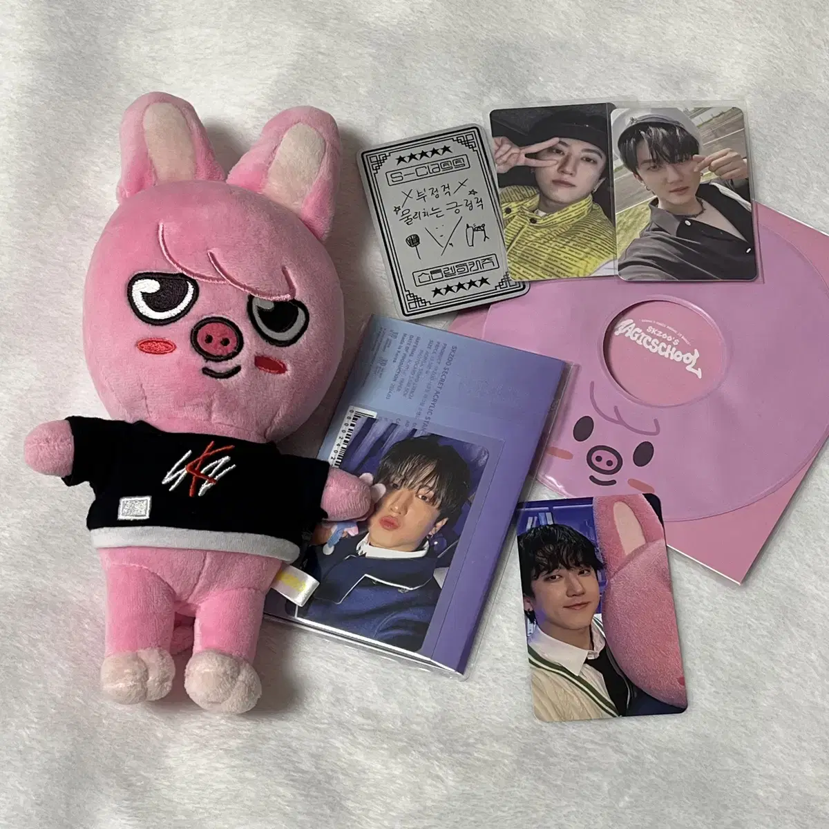 Skz skzoo Piggy Original doll Magic School pop up md changbin photocard Bulk