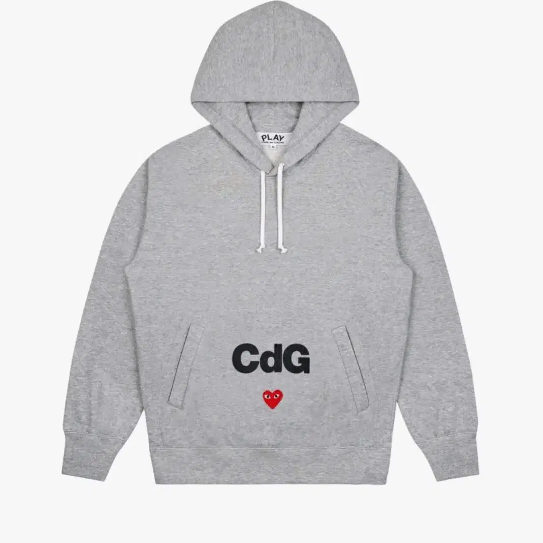 플레이 꼼데가르송 X CDG 남성 후드티셔츠  그레이  XXL