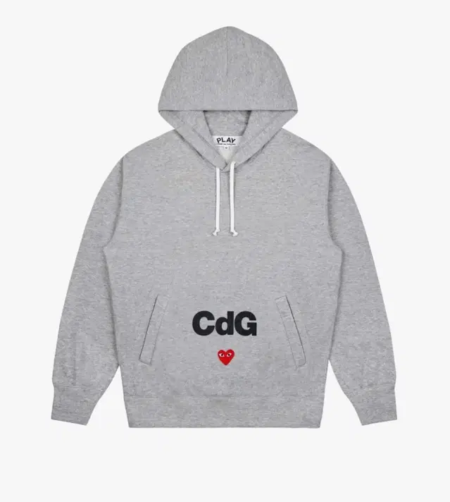 플레이 꼼데가르송 X CDG 남성 후드티셔츠  그레이  XXL