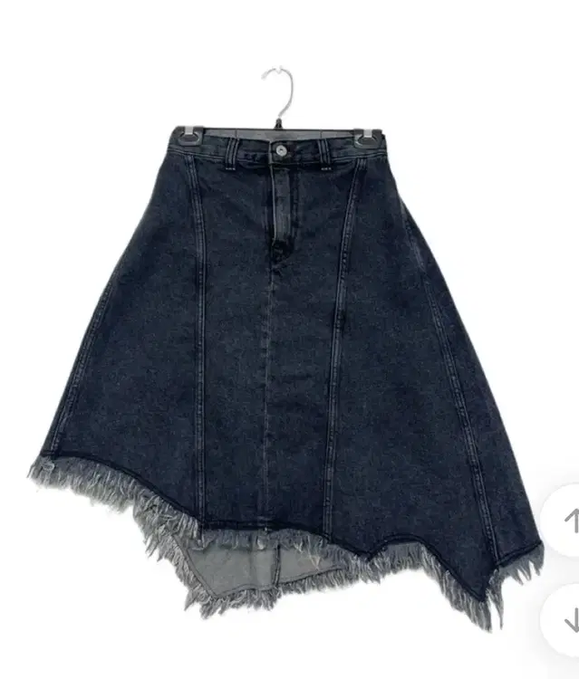 팁씨 언발란스 데님 스커트unbalanced denim skirt