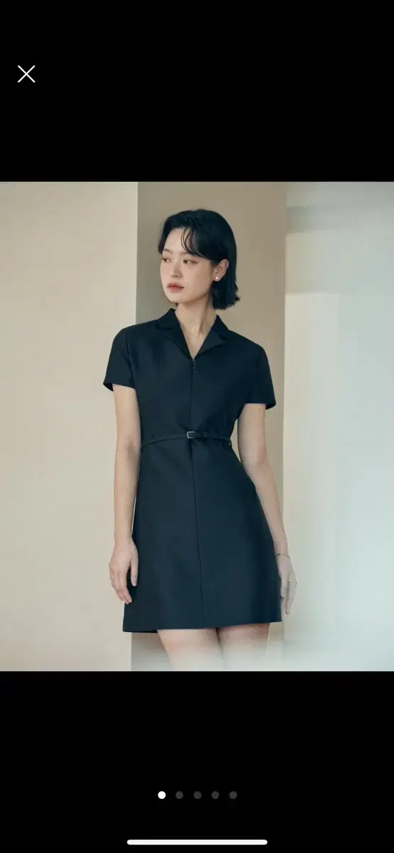 시에 sie 레이나 울 실크 드레스 s 새상품