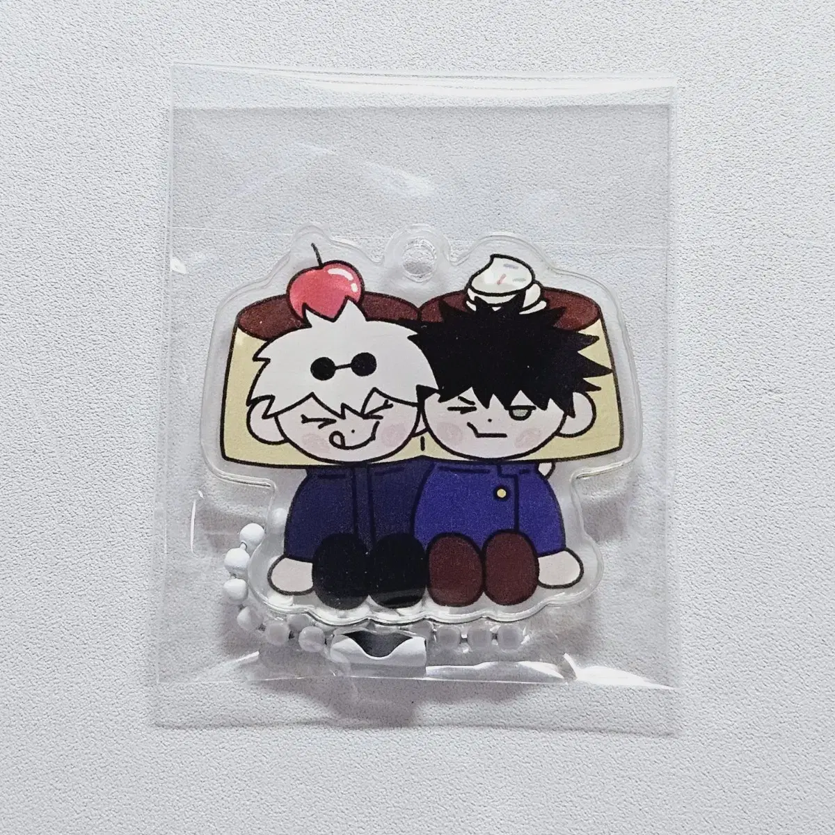 Spinning Kikonim Gojo Satoru Megumi Gojofushi acrylic keyring Pudding Luckydraw