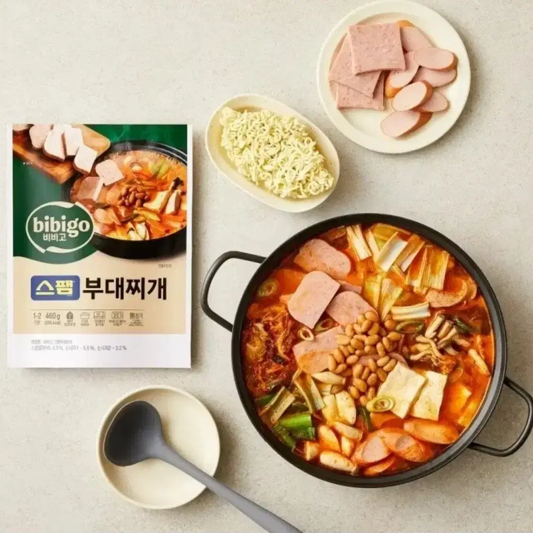 비비고스팸부대찌개460Gx18개 44890원