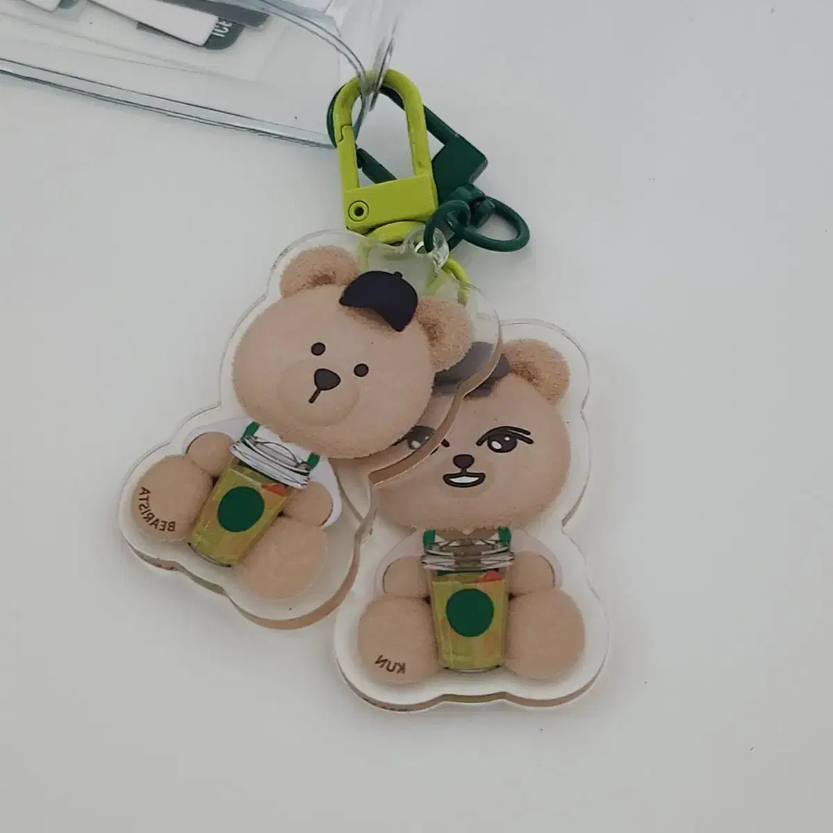 Starbucks NCT kun keyring pow