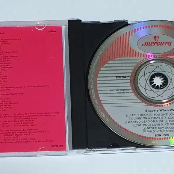 본 조비 Slippery When Wet 앨범 시디 CD