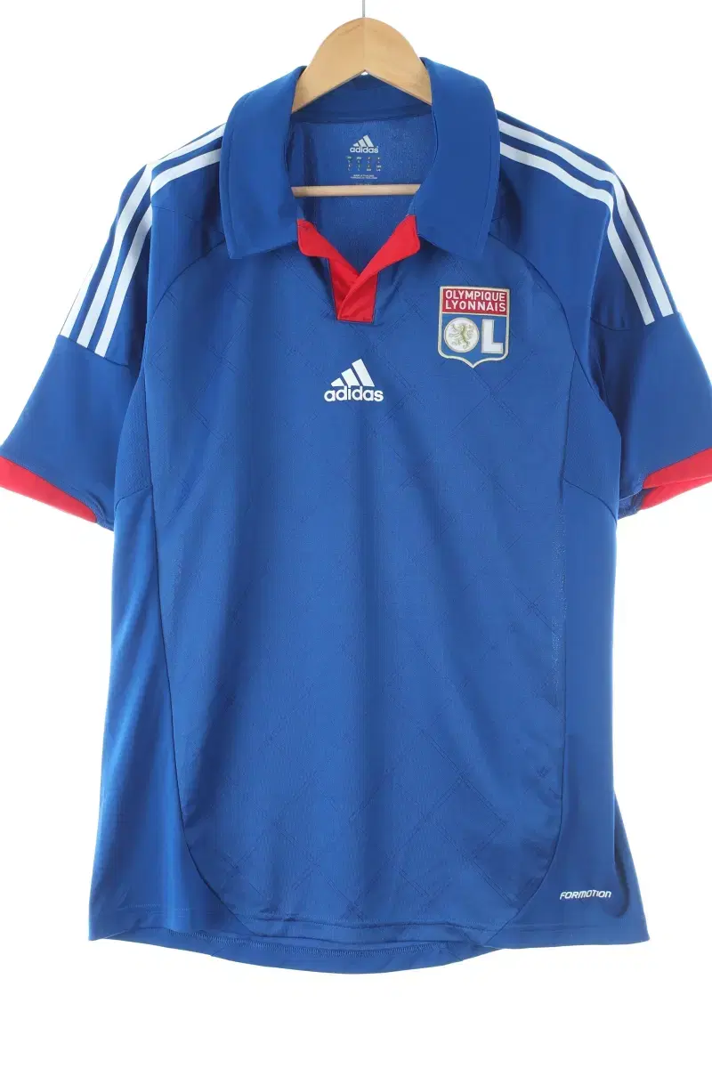 (L) Adidas short sleeve kara T-shirt bloo Lyon limited edition jersey-DA4E