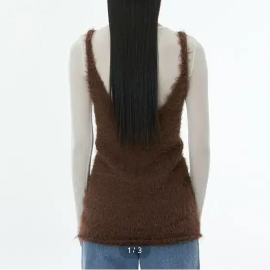 아모멘토 amomento shaggy knit dress