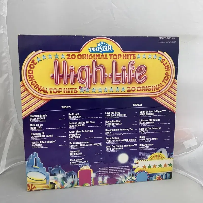 HIGH LIFE 20 ORIGINAL TOP LP / AA2453