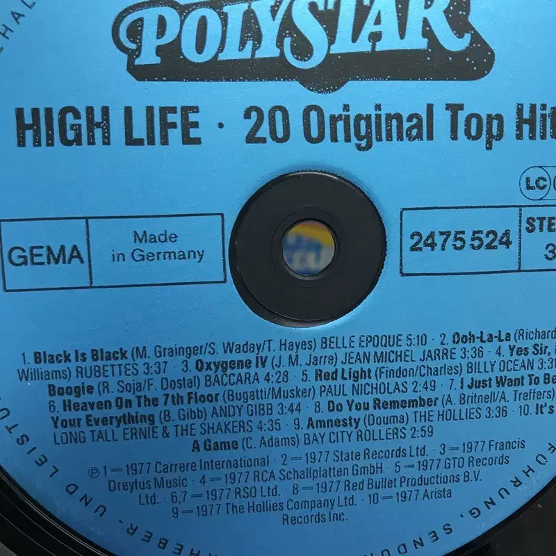 HIGH LIFE 20 ORIGINAL TOP LP / AA2453