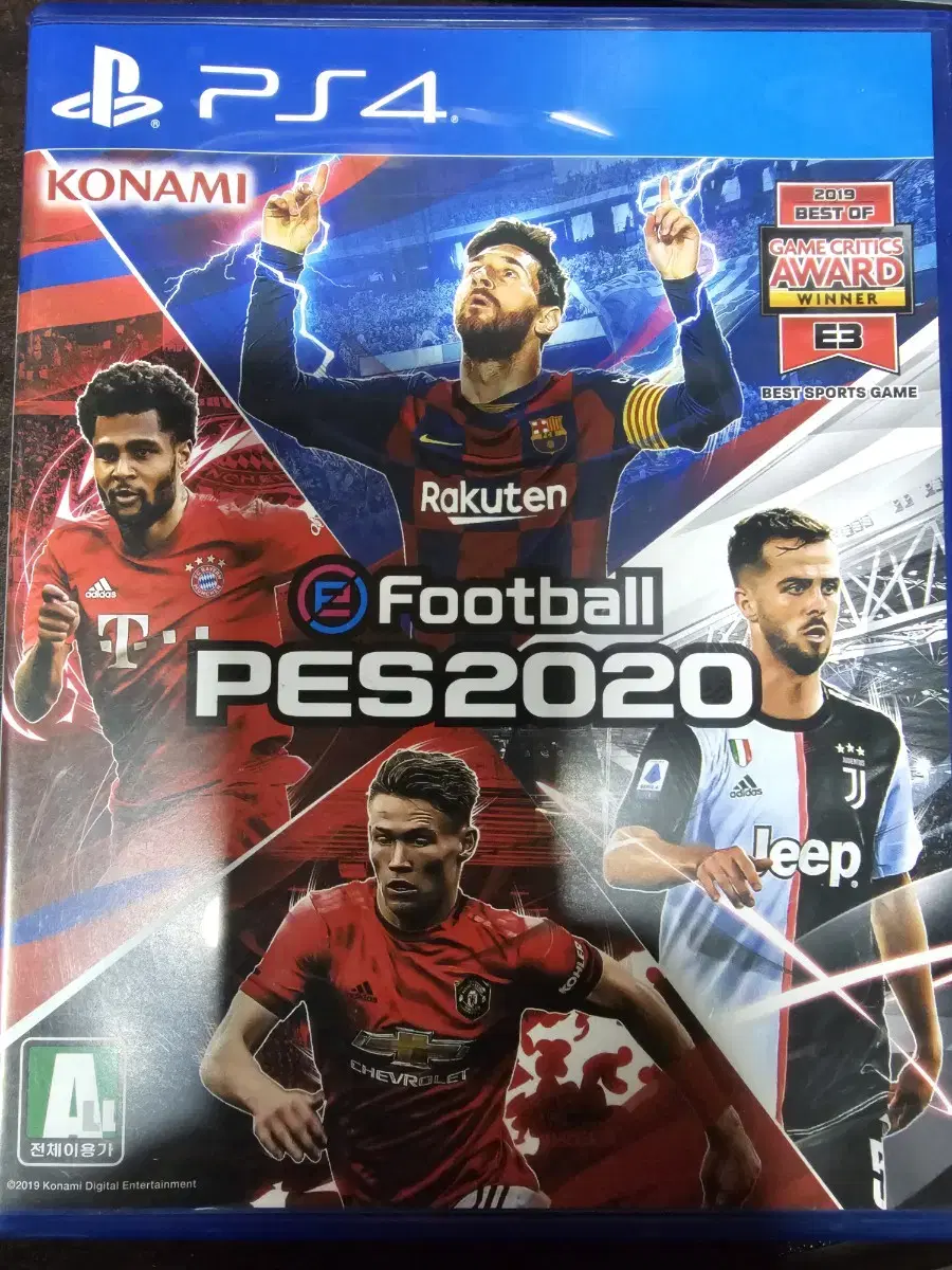 PS4 플스4 위닝2020 PES2020