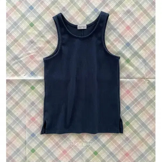 쉬이즈큐트 Ringo tank top Navy