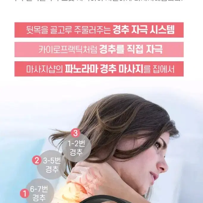 새상품 경추마사지기 일자목교정 거북목 통증완화 지압 목마사지 어깨마사지기